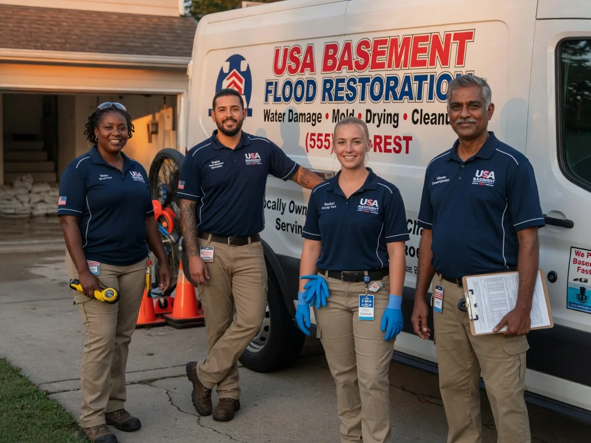 Basement Flood Cleanup company in Freeport, OH